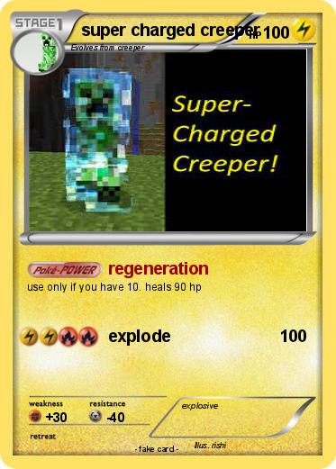 Pokemon super charged creeper