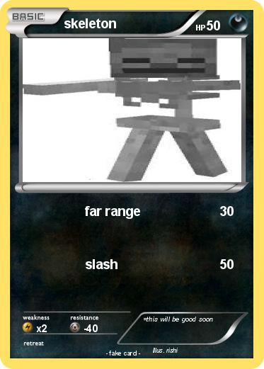 Pokemon skeleton