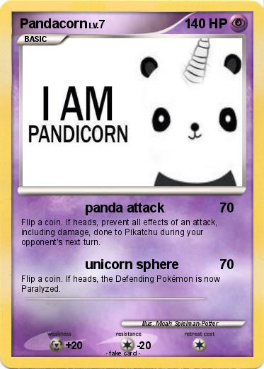 Pokemon Pandacorn Pokemon Pandacorn