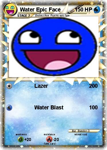 Pokemon Water Epic Face