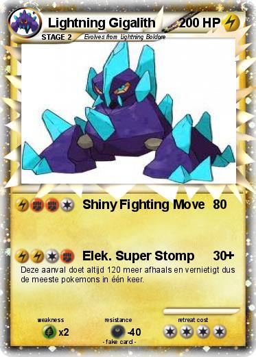 Pokemon Lightning Gigalith