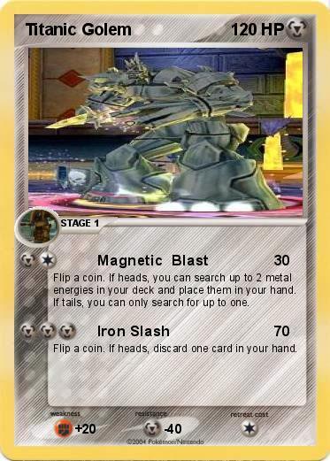 Pokemon Titanic Golem