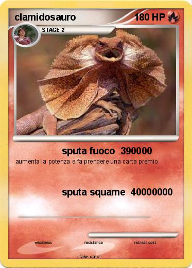 Pokemon clamidosauro