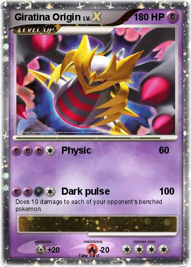 Pokemon Giratina Origin