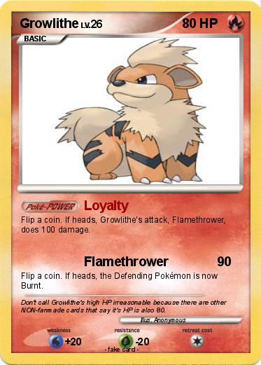 Pokemon Growlithe