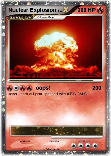 Pokemon Nuclear Explosion