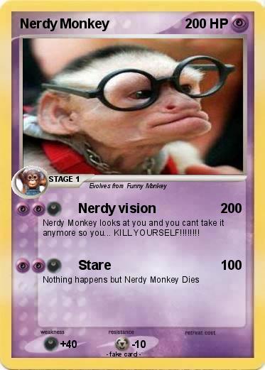 Pokemon Nerdy Monkey
