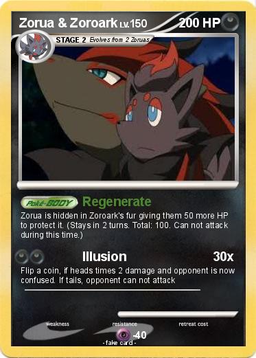 Pokemon Zorua & Zoroark