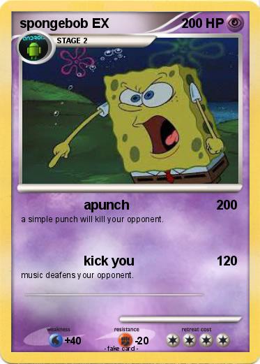 Pokemon spongebob EX