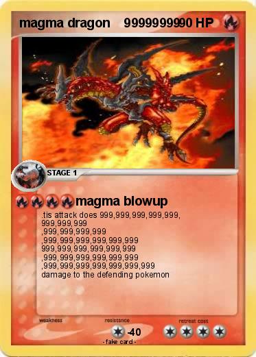 Pokemon magma dragon    99999999