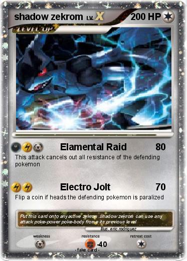 Pokemon shadow zekrom