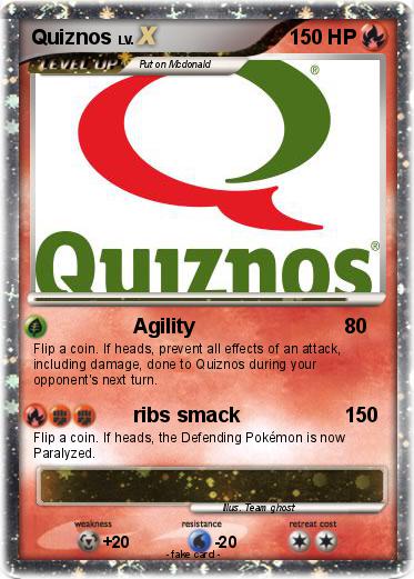 Pokemon Quiznos