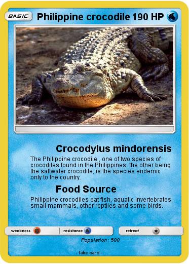 Pokemon Philippine crocodile