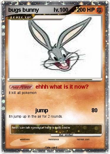Pokemon bugs bunny          lv.100