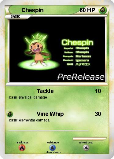 Pokemon Chespin