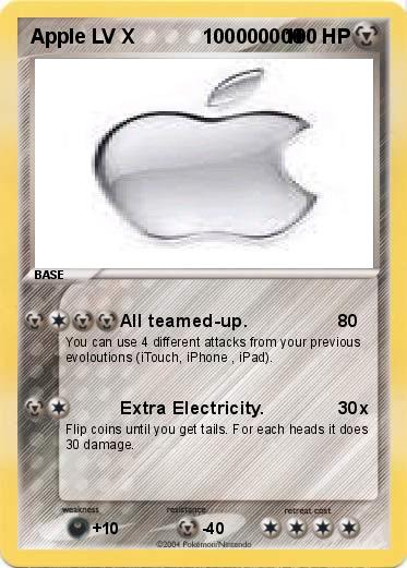 Pokemon Apple LV X            100000000