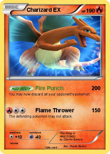 Pokemon Charizard EX