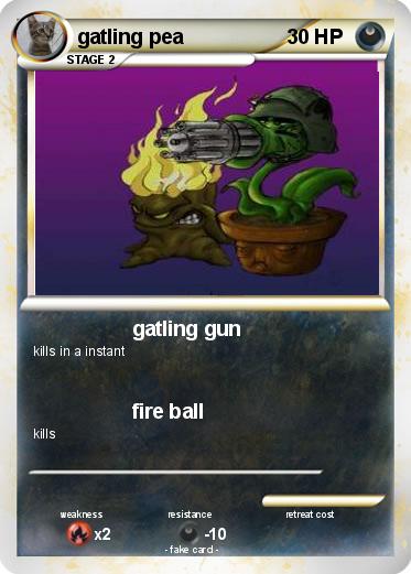 Pokemon gatling pea Pokemon gatling pea