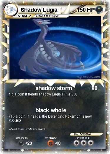 Pokemon Shadow Lugia