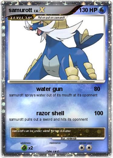 Pokemon samurott