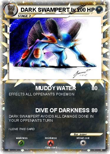 Pokemon DARK SWAMPERT lv.x