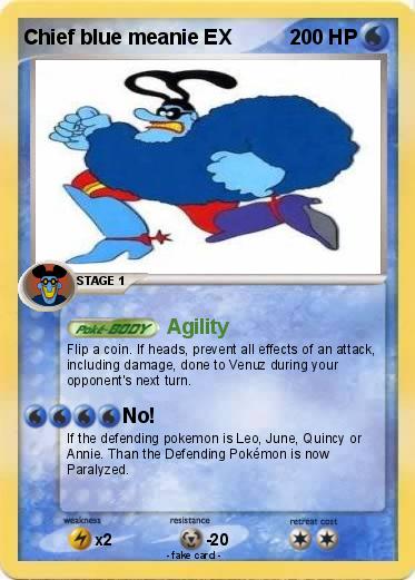 Pokemon Chief blue meanie EX