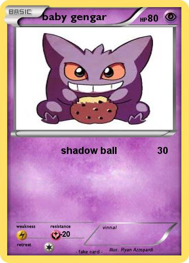Pokemon baby gengar