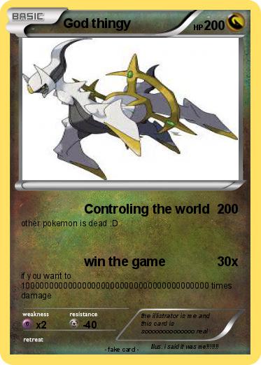 Pokemon God thingy