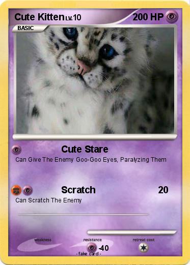 Pokemon Cute Kitten