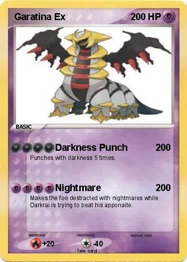 Pokemon Garatina Ex