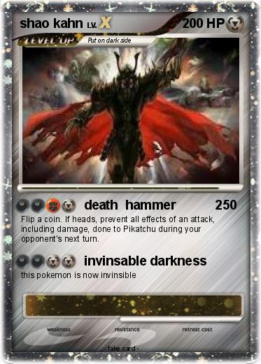 Pokemon shao kahn