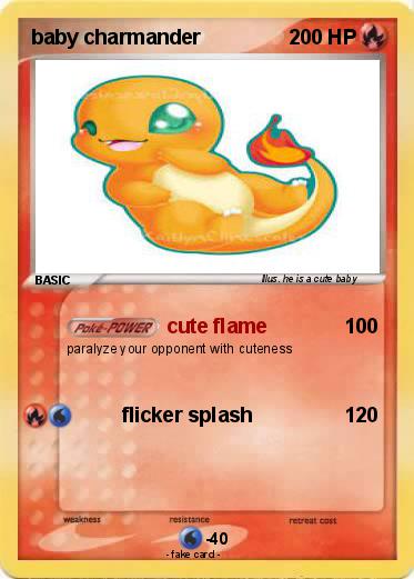 Pokemon baby charmander