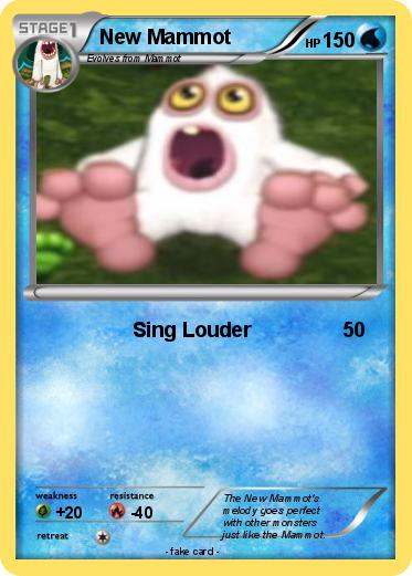 Pokemon New Mammot