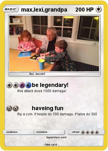 Pokemon max,lexi,grandpa