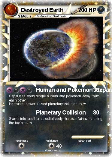 Pokemon Destroyed Earth