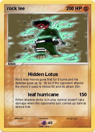 Pokemon rock lee