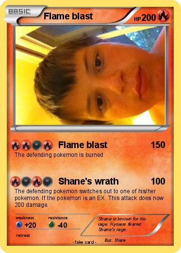 Pokemon Flame blast