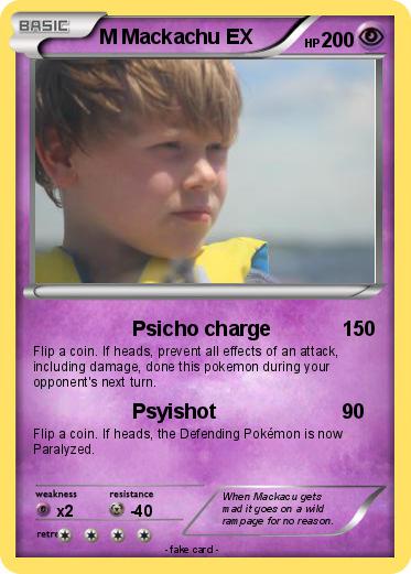 Pokemon M Mackachu EX