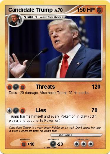 Pokemon Candidate Trump