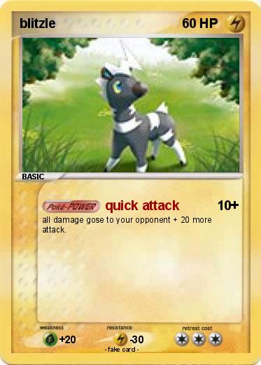 Pokemon blitzle