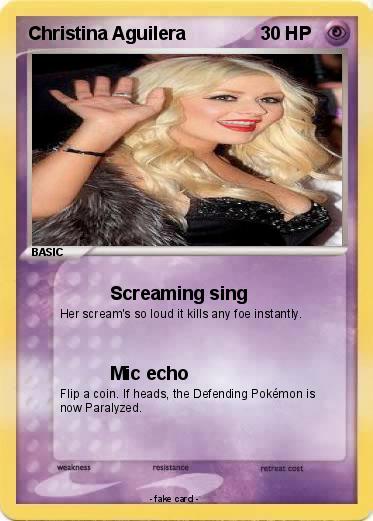 Pokemon Christina Aguilera
