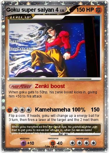 Pokemon Goku super saiyan 4