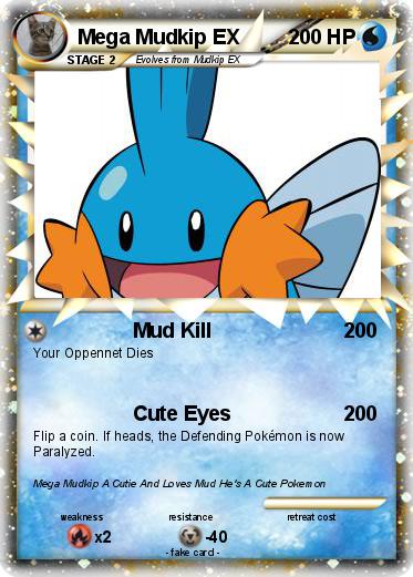 Pokemon Mega Mudkip EX