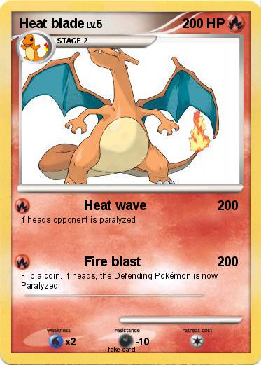 Pokemon Heat blade