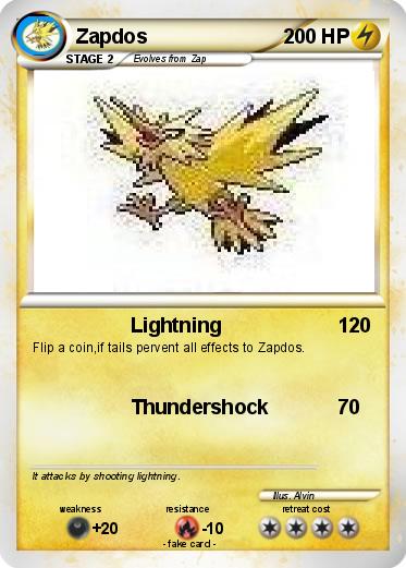 Pokemon Zapdos