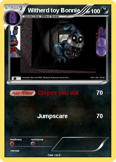 Pokemon Witherd toy Bonnie