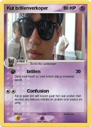 Pokemon Kut brillenverkoper