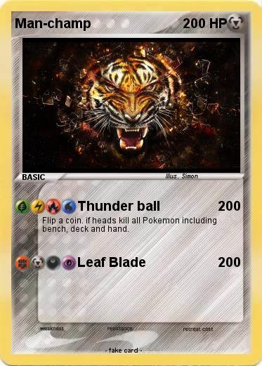 Pokemon Man-champ