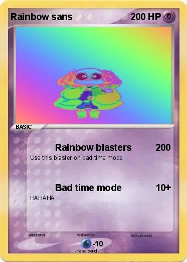 Pokemon Rainbow sans