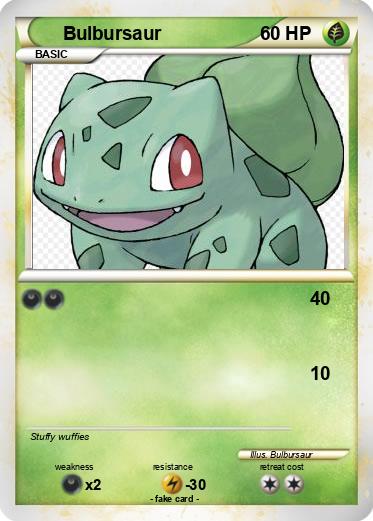 Pokemon Bulbursaur